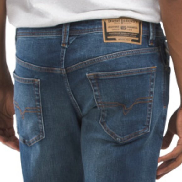 NEW DIESEL Thommer Slim Fit Jeans IN mid blue for men 925 6t3 - Picture 4 of 4